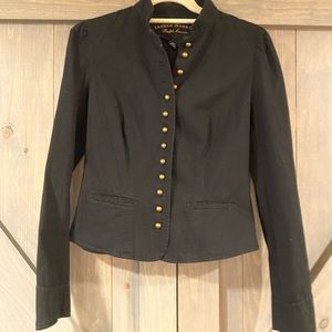 Navy blue short Ralph Lauren jacket/Blazer. Excellent condition!